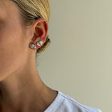 Real Fine Signature Pear Studs