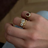 Golden Hour Duo Ring in Diamond