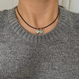 Golden Hour Charm in Minty Emerald (Round)