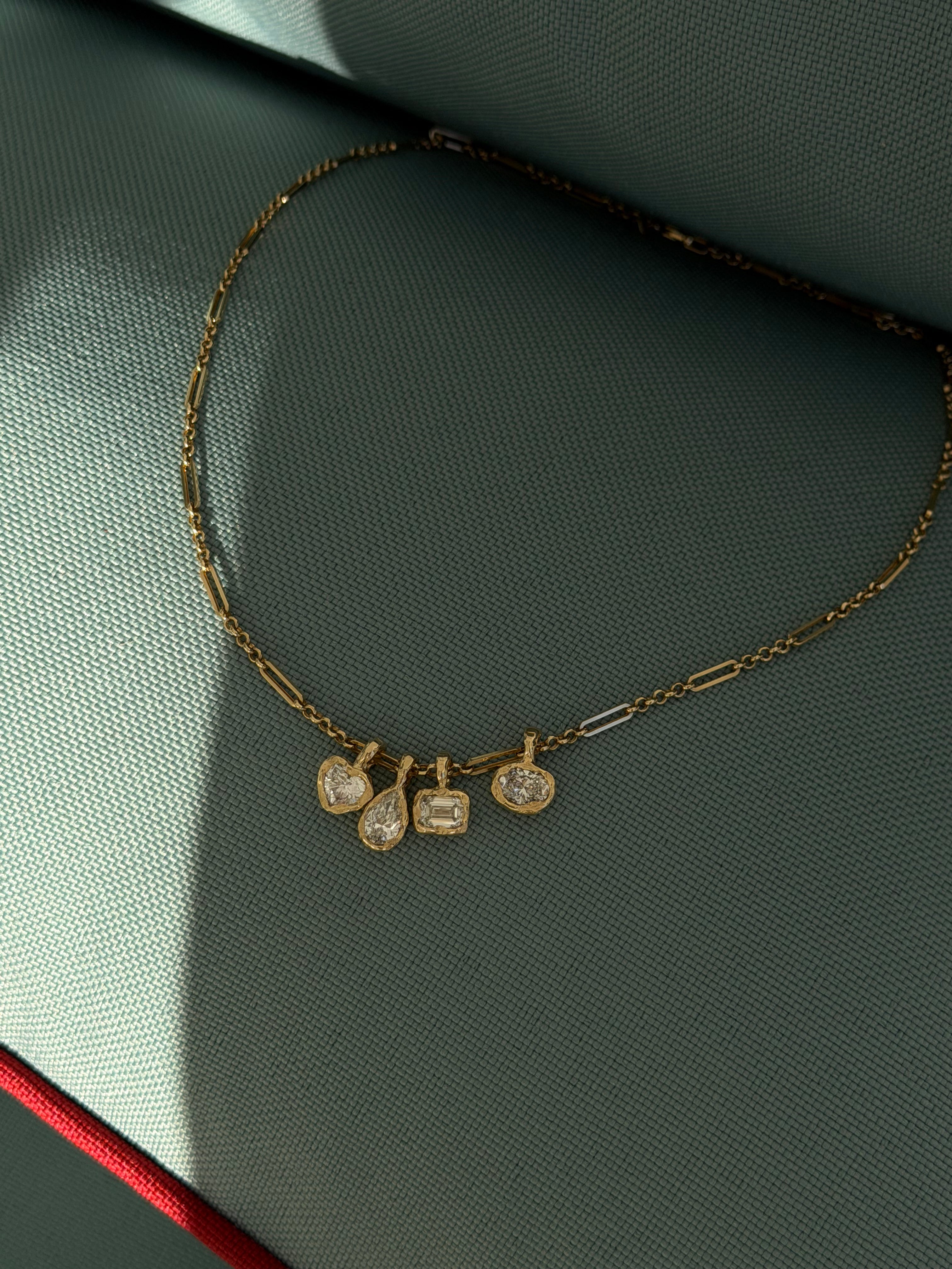 Petite Golden Hour Oval Bezel Drop, image 5 of 5