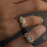 Golden Hour Duo Ring in Diamond