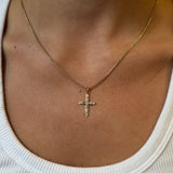Mini Golden Hour Cross in Diamond