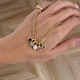 Mini Golden Hour Charm in Aquamarine