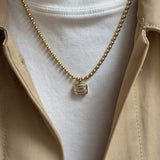 Signature Emerald Diamond Bezel Drop