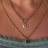 Petite Heirloom Pendant in Seafoam