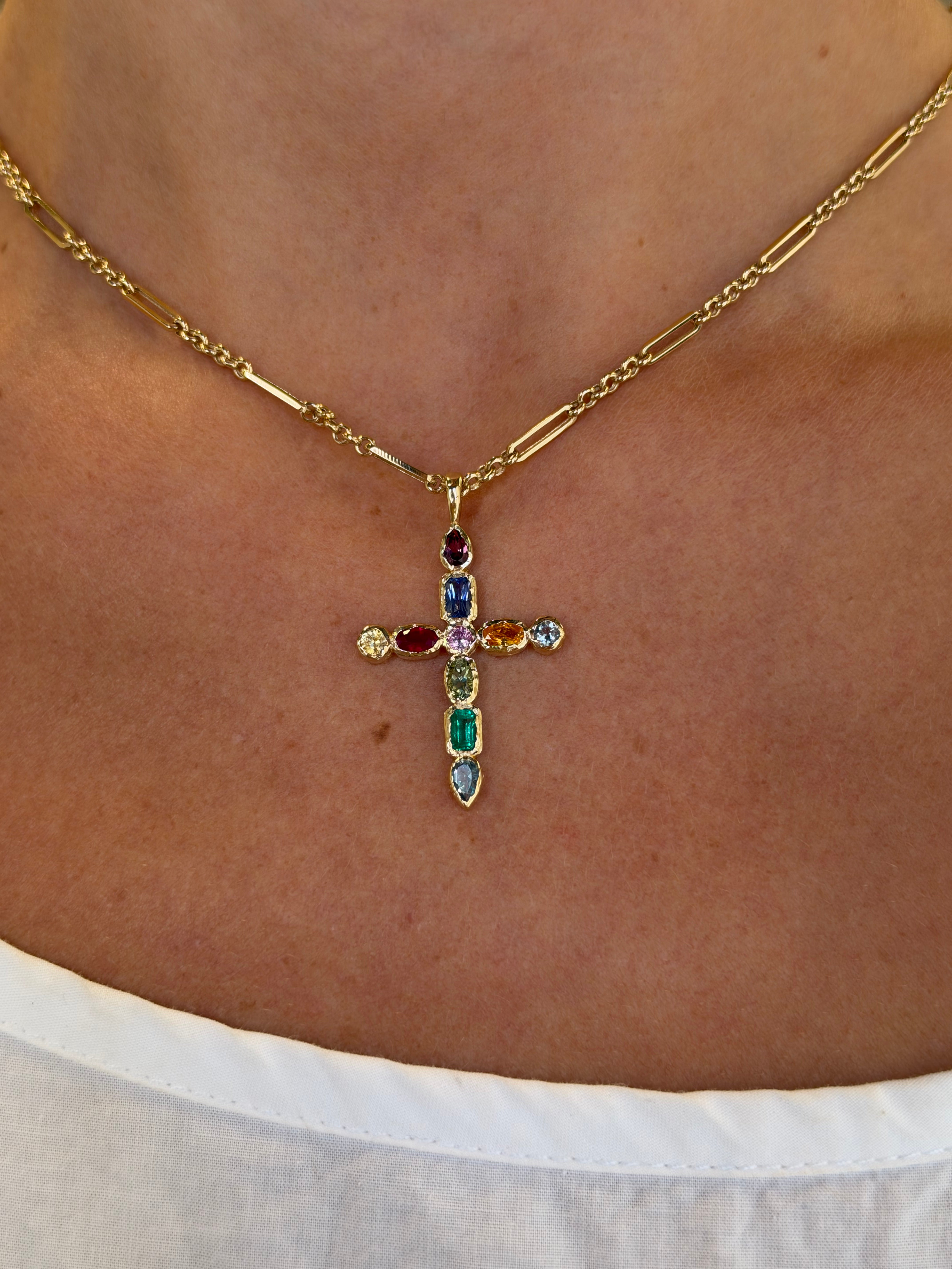 Classic Golden Hour Cross in Holiday, image 2 of 5
