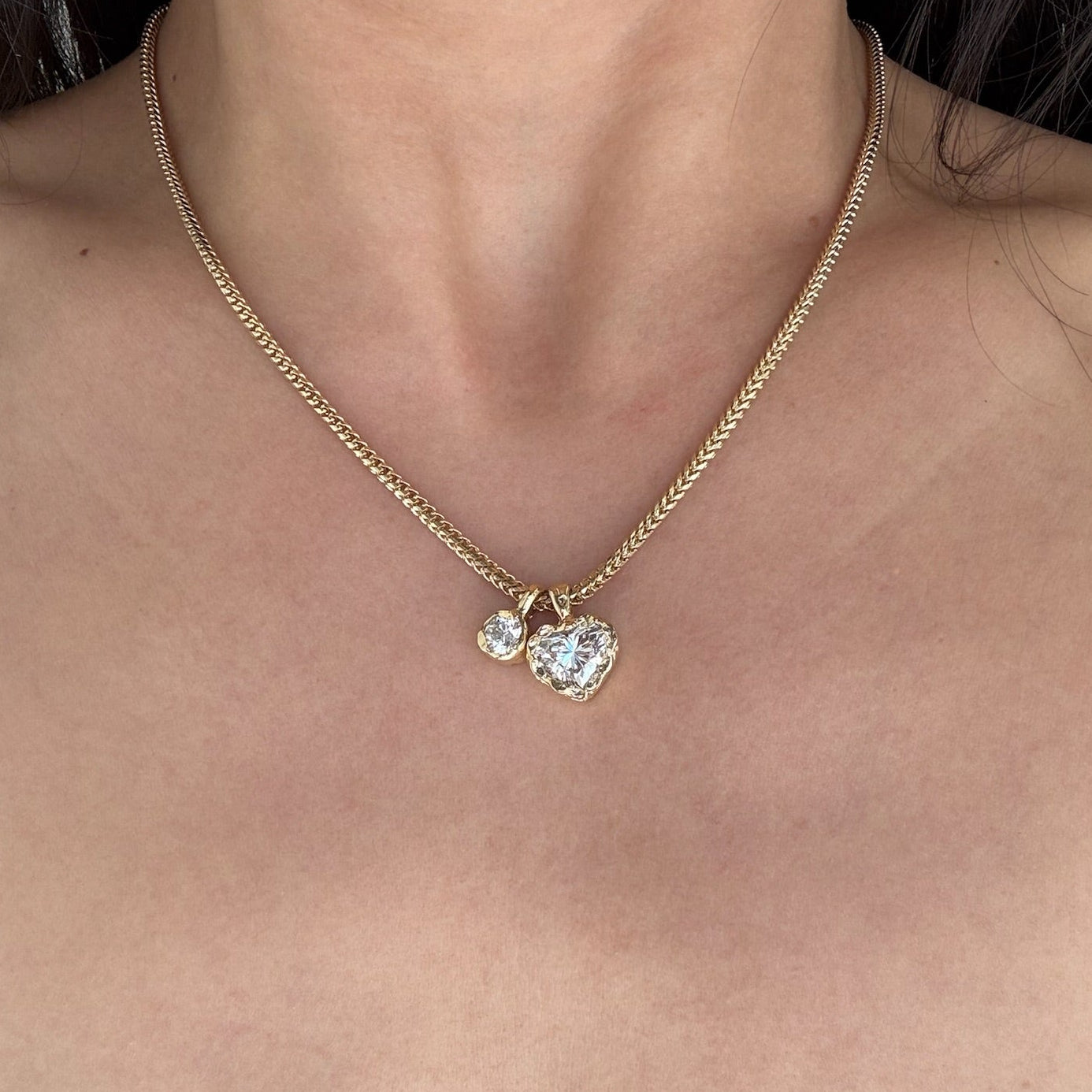Golden Hour Heart Bezel Drop, image 10 of 10