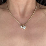 Golden Hour Heart Bezel Drop