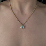 Golden Hour Charm in Honeydew Tourmaline