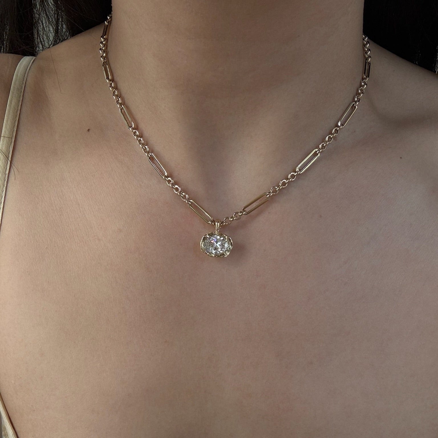 Golden Hour Oval Bezel Drop, image 6 of 6