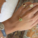 Golden Hour Charm in Honeydew Tourmaline
