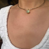 Golden Hour Charm in Honeydew Tourmaline