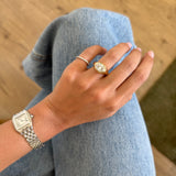 East West Oval Dome Ring
