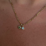 Mini Golden Hour Charm in Aquamarine