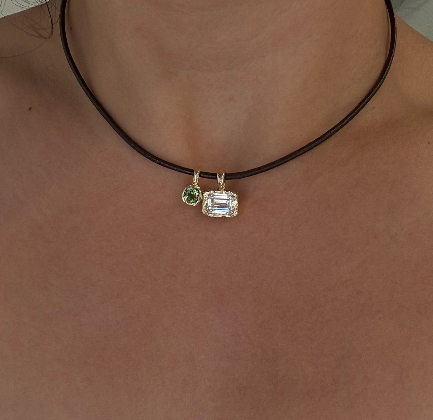 Golden Hour Emerald Bezel Drop, image 6 of 8