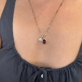 Golden Hour Charm in Malaya Garnet
