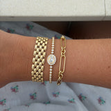 Heirloom Bracelet in Snow