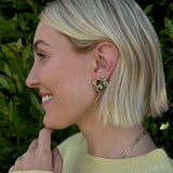 Golden Hour Earrings in Kiwi