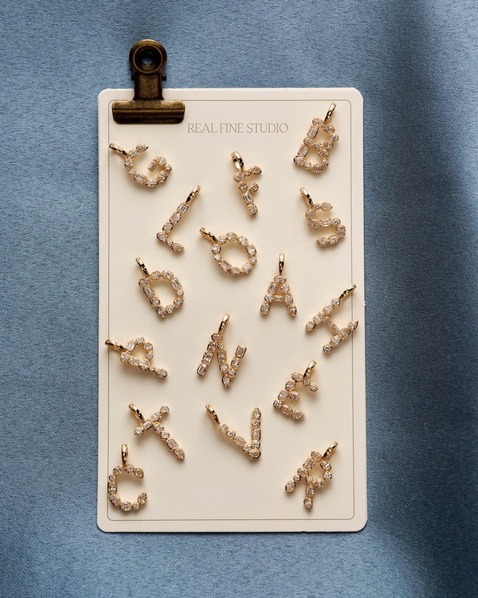 Mini Golden Hour Letter in Diamond, image 2 of 7