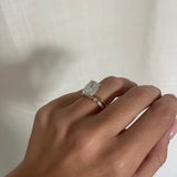 Elongated Cushion Diamond Ring