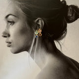 Golden Hour Earring in Lagoon