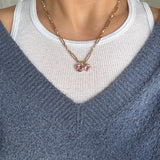 Golden Hour Charm in Baby Pinky Tourmaline