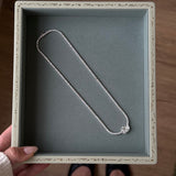 The Mega Oval Solitaire Necklace