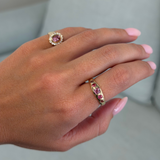 Fortune Ring in Rosy