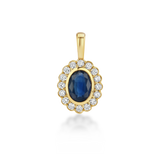Petite Heirloom Pendant in Pacific