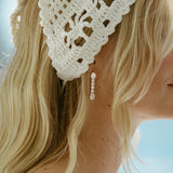The Hailey Earring in Diamond