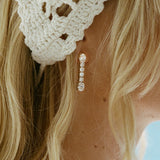 The Hailey Earring in Diamond