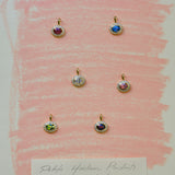 Petite East West Heirloom Pendant in Wine