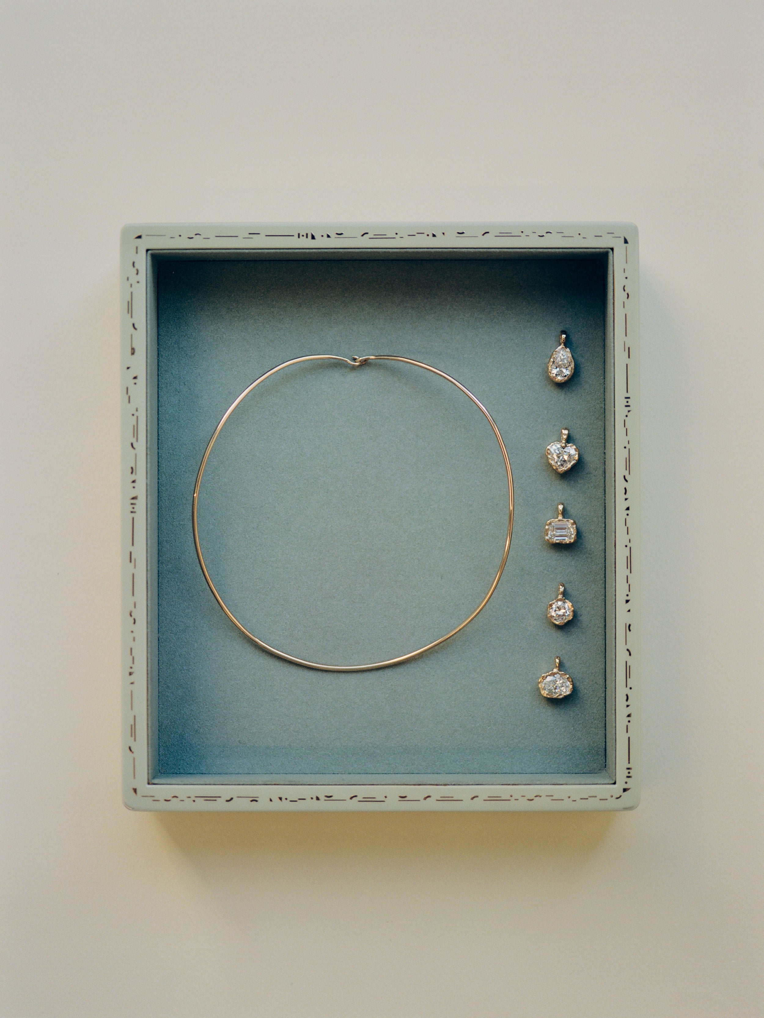 Golden Hour Pear Bezel Drop, image 8 of 8