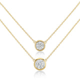 Solitaire Bezel Diamond Necklace