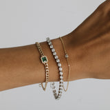 Dainty Diamond Bezel Bracelet