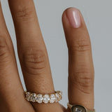 Oval Eternity Band