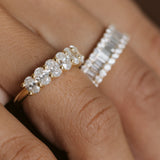 Oval Eternity Band