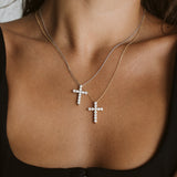 Cross My Heart Diamond Necklace